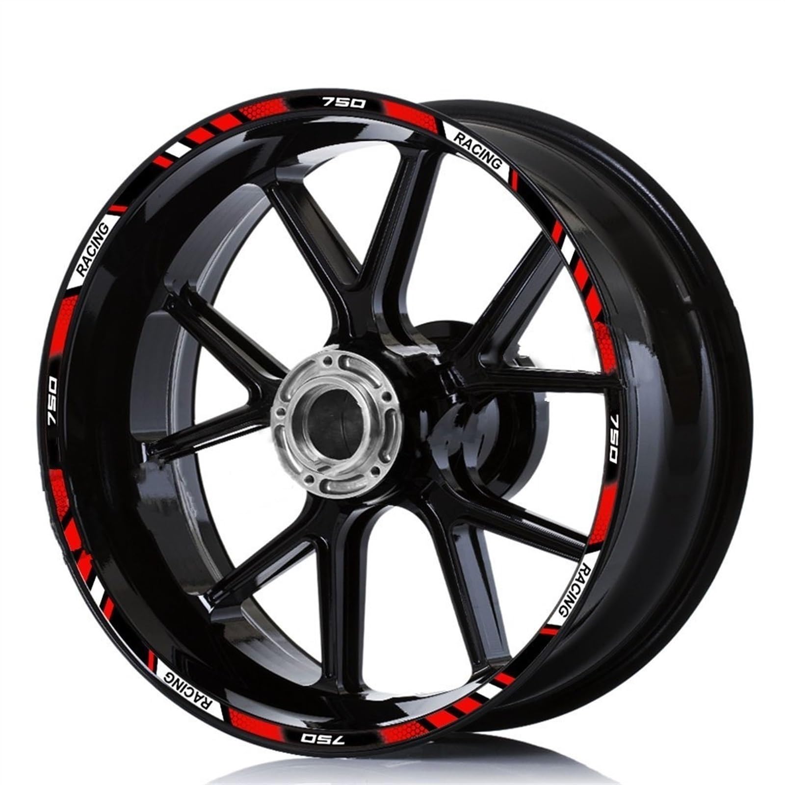 Motorcycle for Kawasaki for Z 750 Accessories Wheel Stickers Reflective Decals Rims(Color5)