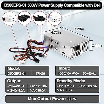 Amazon.com: LXun Upgrad L500EPS-01 D500EPS-01 500W Power