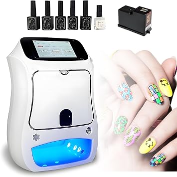 3D Digital Nail Printer,3D Automatic DIY Smart Nail Machine,Customized Unique Nail Art,for Home Use and Nail Studios