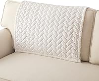 Vista 10 de Eismodra Fundas para reposabrazos, funda de sofá, fundas para respaldo, fundas antideslizantes para sillón para perros, gatos y mascotas, sofá Marrón