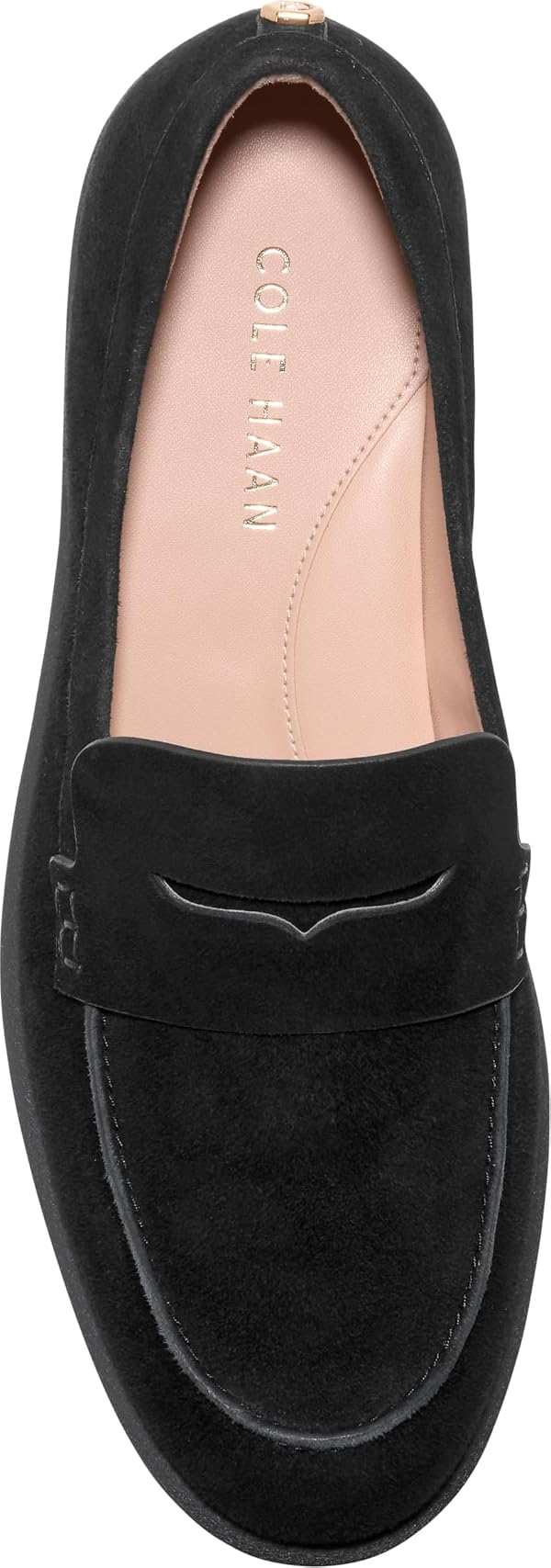 Cole Haan Women's Gwendolyn Penny Loafers, Black Suede, 9-B US by Cole Haan - Used condition - Image 2