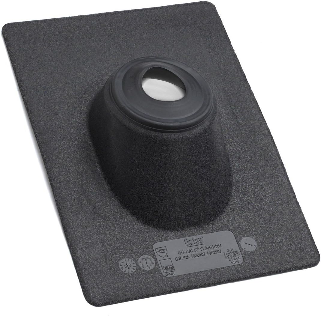 Oatey No-Calk 11 in. W x 15 in. L Thermoplastic Roof Flashing Black