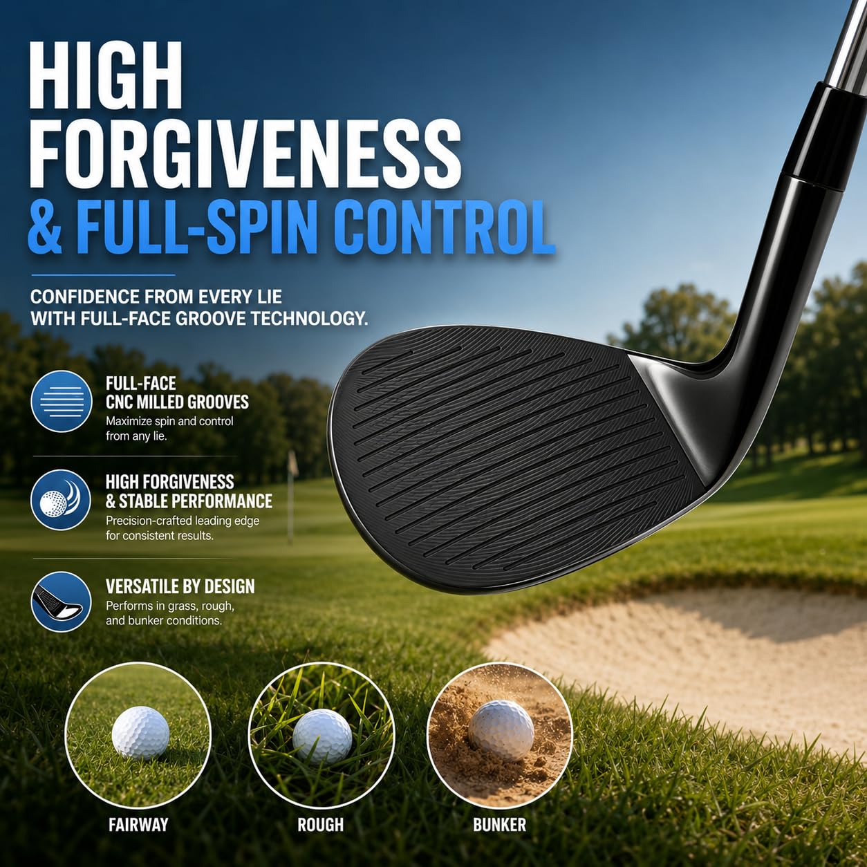 Roykaw 52/56/60 Geschmiedete Golfkeile GW SW LW Rechts Hand Wedges