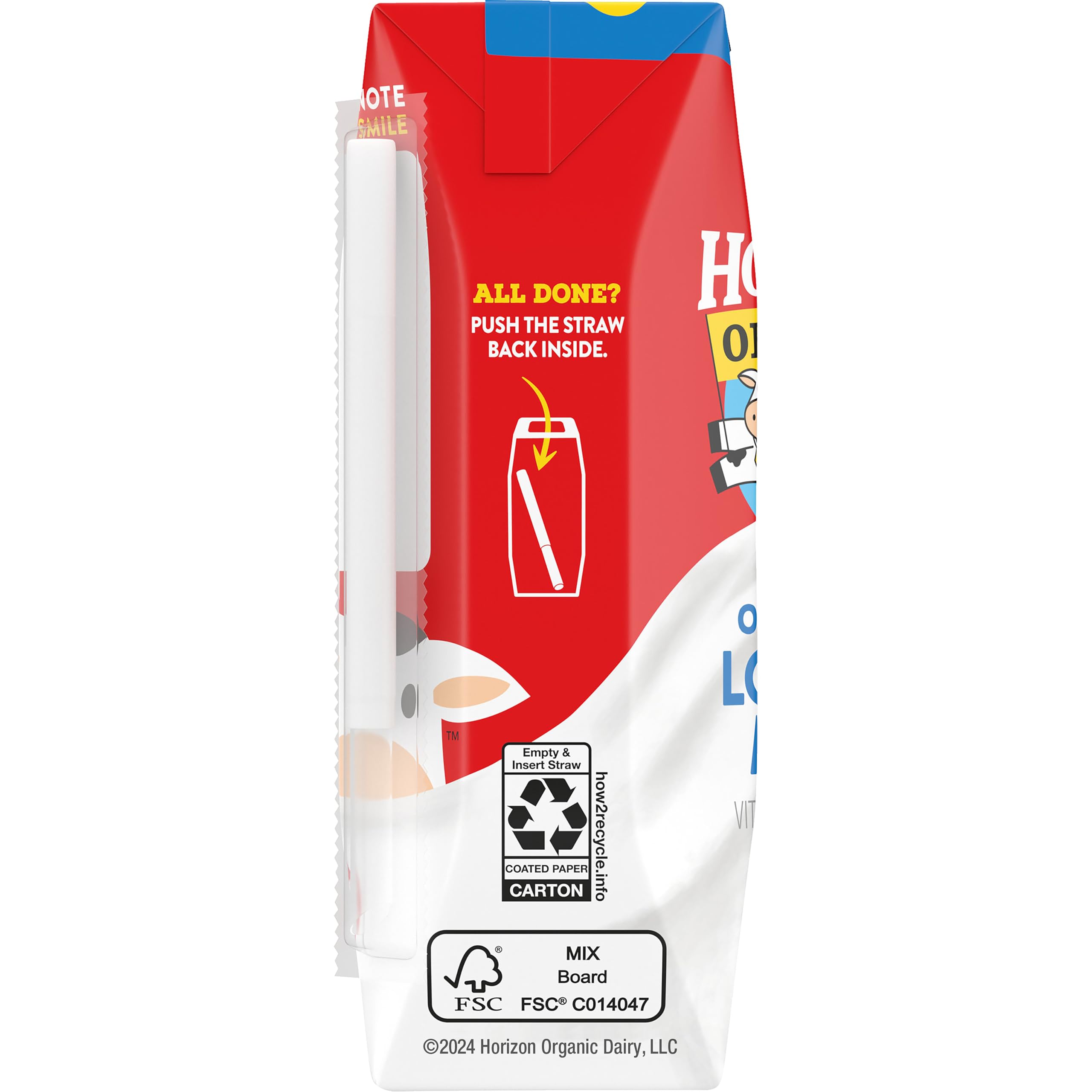 Horizon Organic Shelf Stable 1% Lowfat Milk Box, 8 fl oz - 8g Protein per Serving
