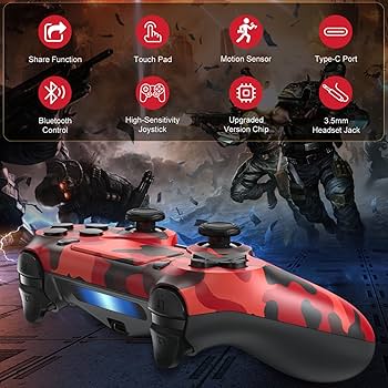 Amazon.com: Hiyuky 2 Pack Wireless Controller Compatible