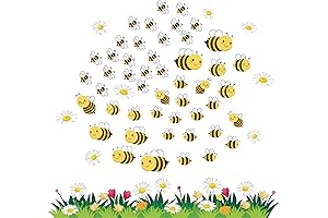 Delightful Bee Window Clings: A Symphony of Color and Joy