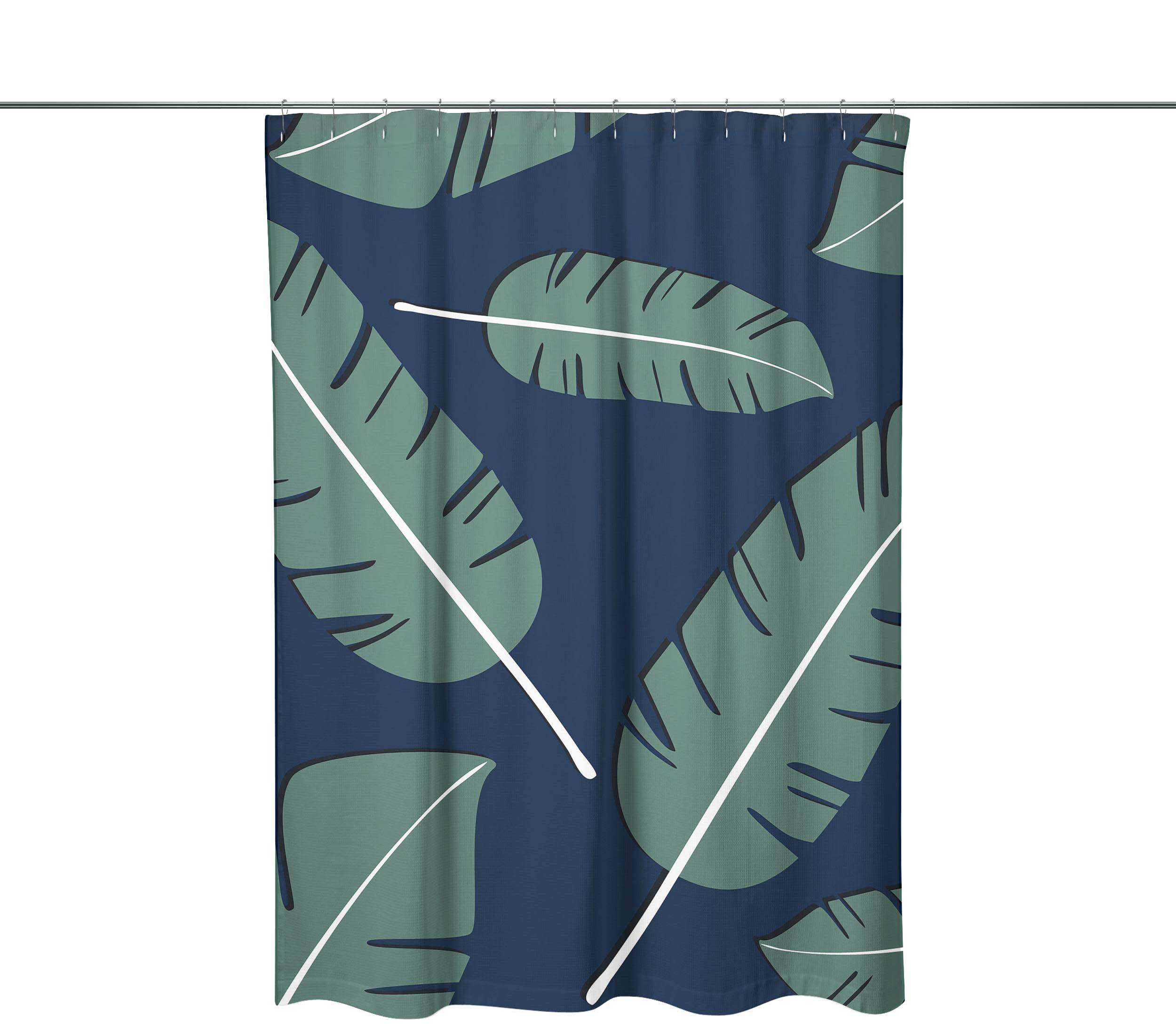 Bonamaison Shower Curtain, Polyester, Multicolor, 150x200