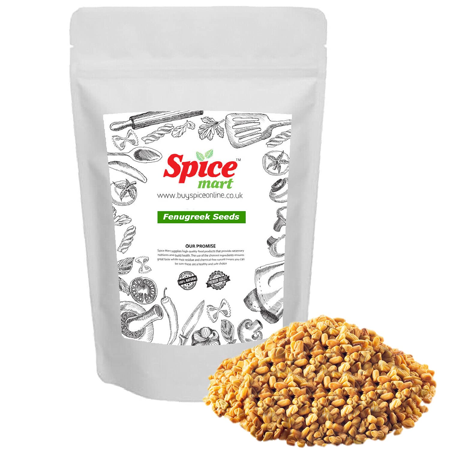 Fenugreek Seeds | Methi Seeds Whole Premium Quality Free P&P 50g-1.9kg (950g)