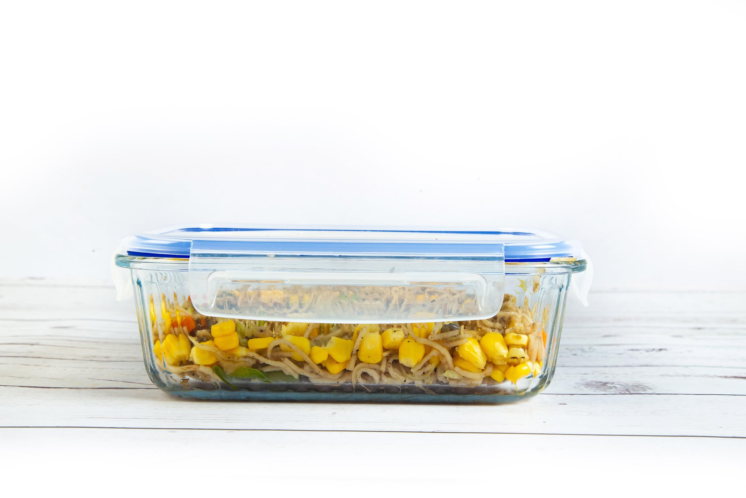 Truly Eco Glass Containers with Lid - 1050ml | Lunch Box for Office | Air Tight Containers for Storage |Oblong Borosilicate Glass Containers for Kitchen Storage | Microwave & Freezer Safe (B0CP48QB46) Amazon Price History, Amazon Price Tracker