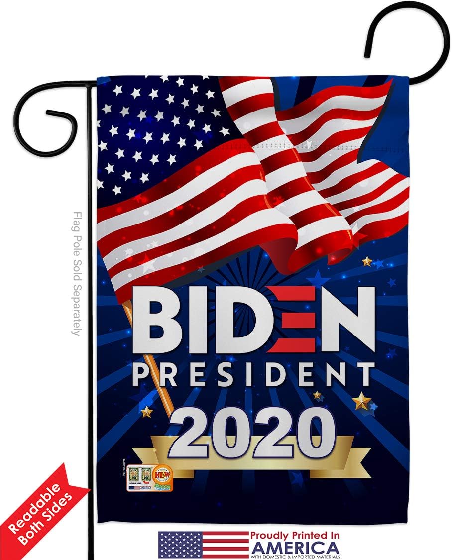 2020 President Garden Flag Patriotic Vote Election United State American House Decoration Banner Small Yard Gift Double-Sided, Made in USA
