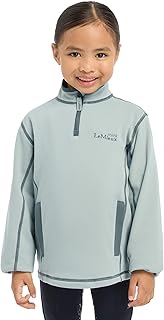 Mini Mari - Chaqueta de forro polar con cremallera para niños, color glaciar