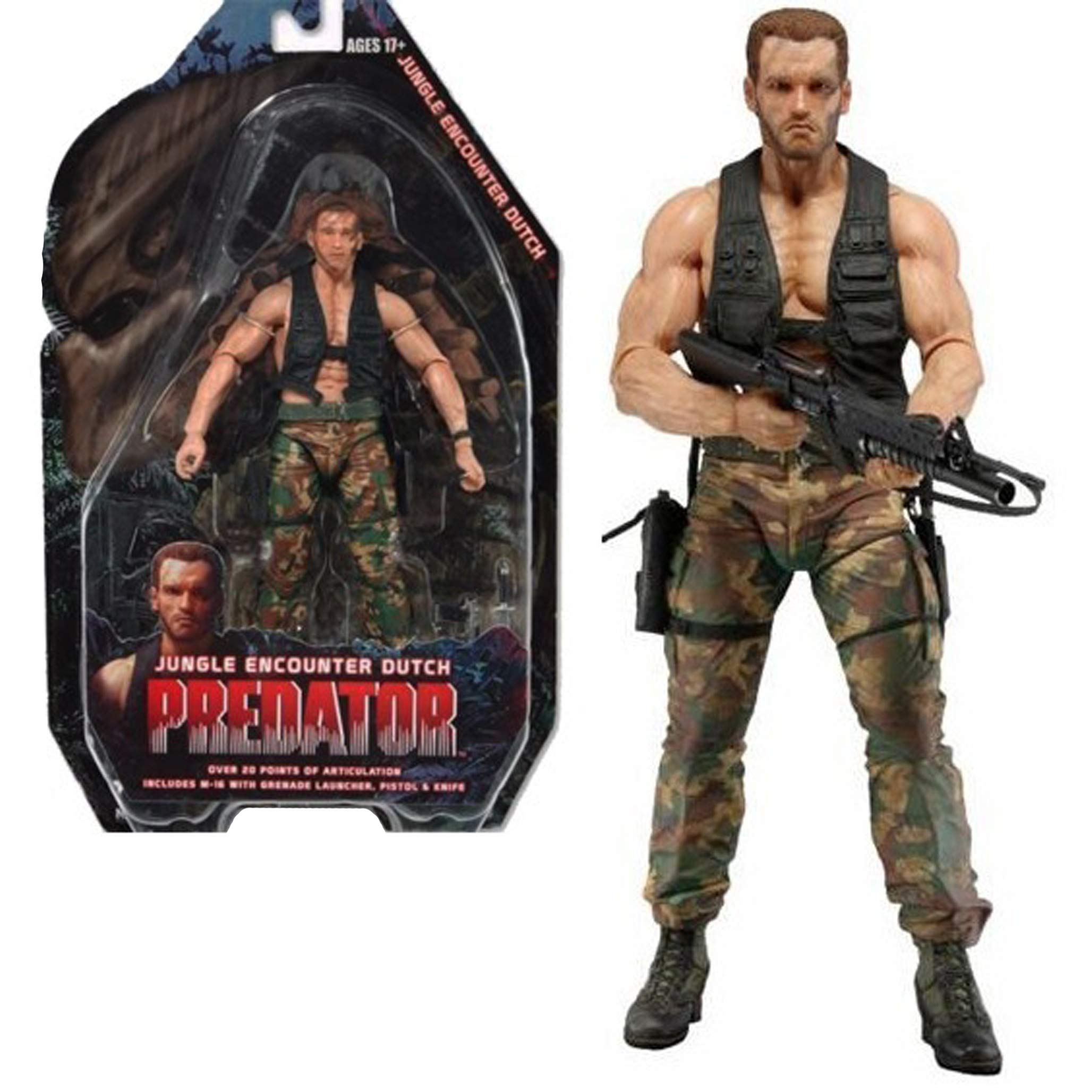 ミリタリー JUNGLE EXTRACTION DUTCH PREDATOR Video Review of the NECA Predator Series 8: Jungle