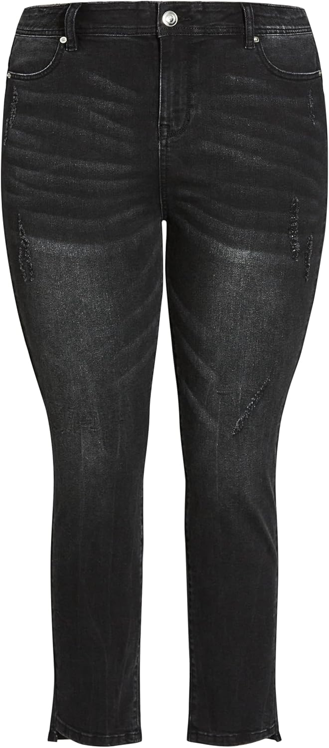 Avenue Women's Plus Size Jean Status Skinny