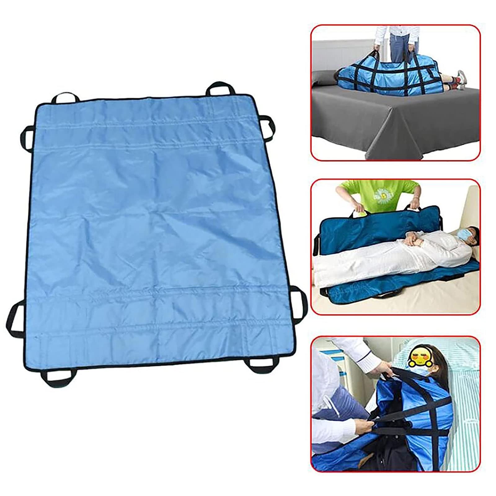 PEAMAN Sábana Deslizante Reutilizable, Paneles de Transferencia Soporte de Cama Deslizante para Cinturones Disco de Transferencia Deslizante Uso para...