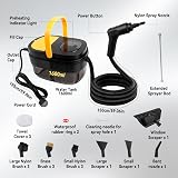 2500W Handheld Steam Cleaner 1600ml Tank with Handle-Controlled Switch 3 Levels High Temperature Pressurized Machine Cleaning Steamer for Car, Windows, Kitchen, Floor, Furniture (UK) - 6