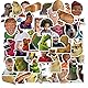 Meme Aufkleber Funny Meme Sticker Set 100 Stücke Deko für Auto Laptop Skateboard Fahrrad Moped Motorrad Fahrrad Computer,Geeignet für Erwachsene Kinder