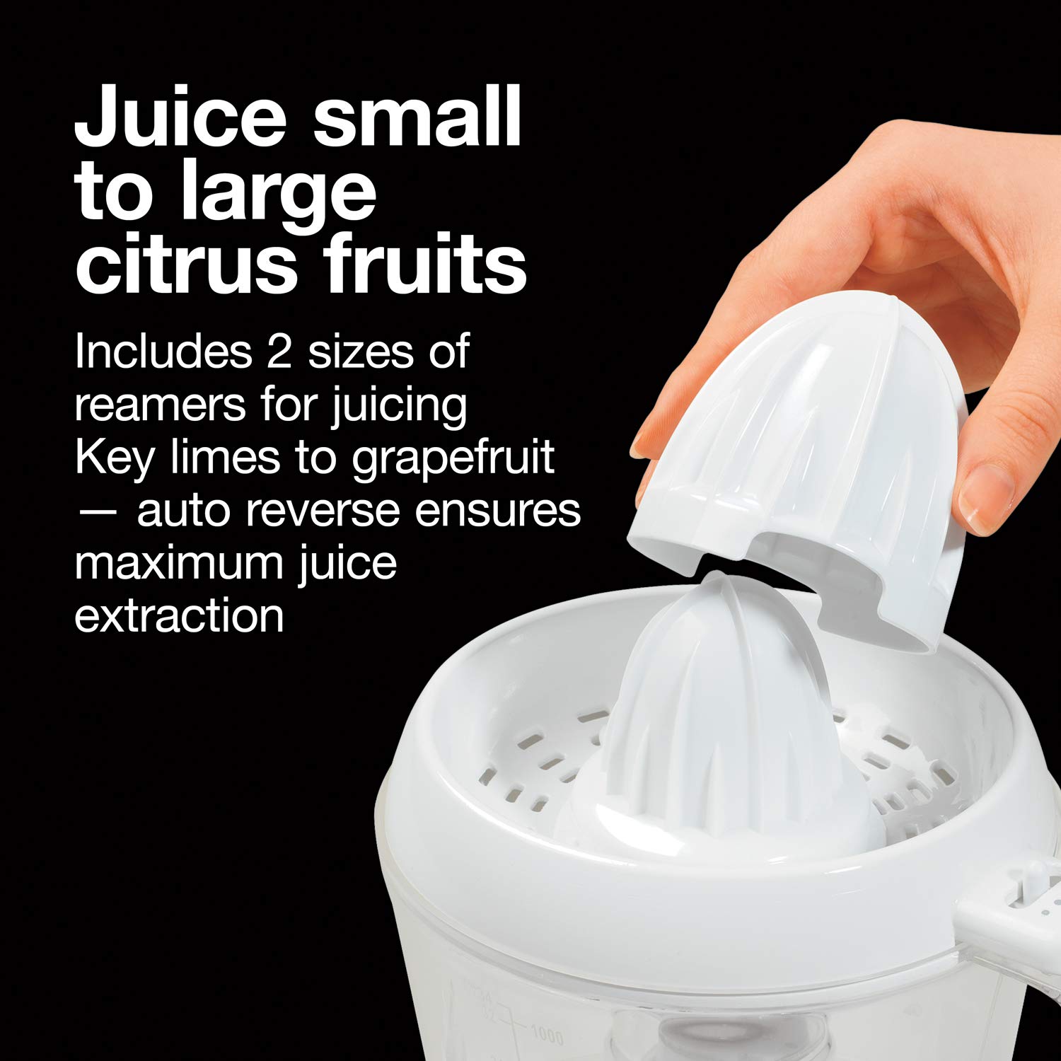 Proctor Silex Juicit Electric Citrus Juicer Machine for Orange, Lemon