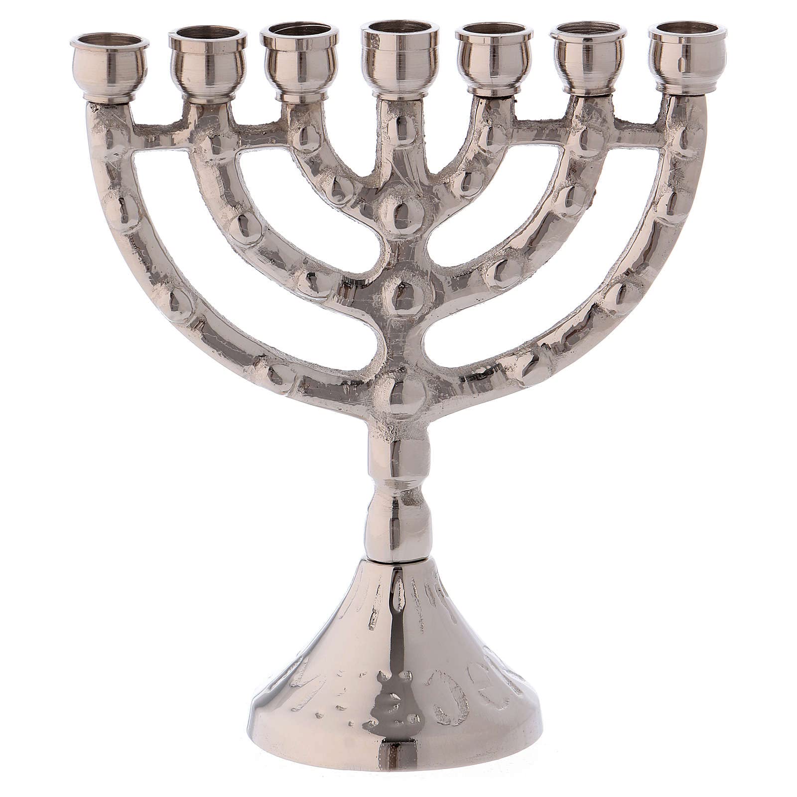 Menorah Jerusalem in Brass 11 cm
