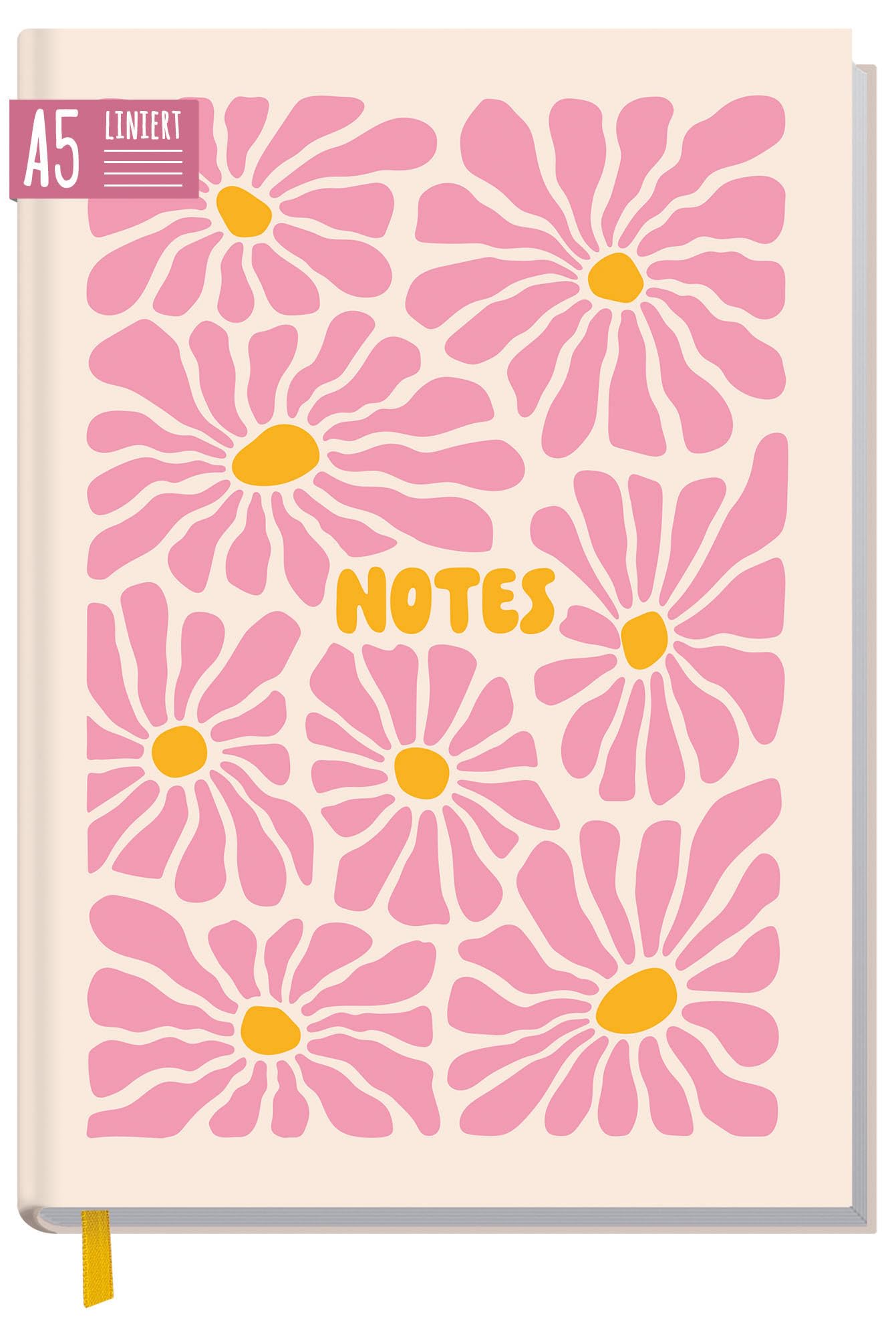 Carnet de notes A5 ligné Trendstuff by Häfft 124 pages journal intime