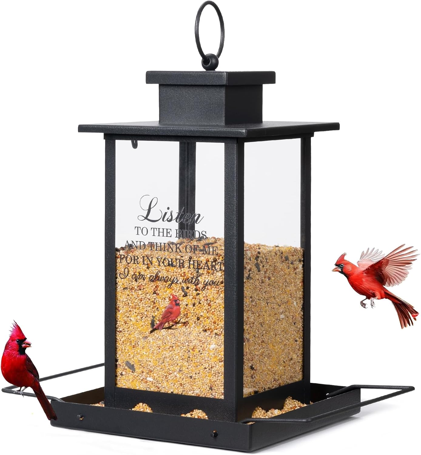 Memorial Bird Feeders for Outdoors, Sympathy Gifts for Loss of Loved One Dad Mom, Remembrance Condolences Bereavement Memorial Gift Idea, Funeral Condolence in Loving Memory