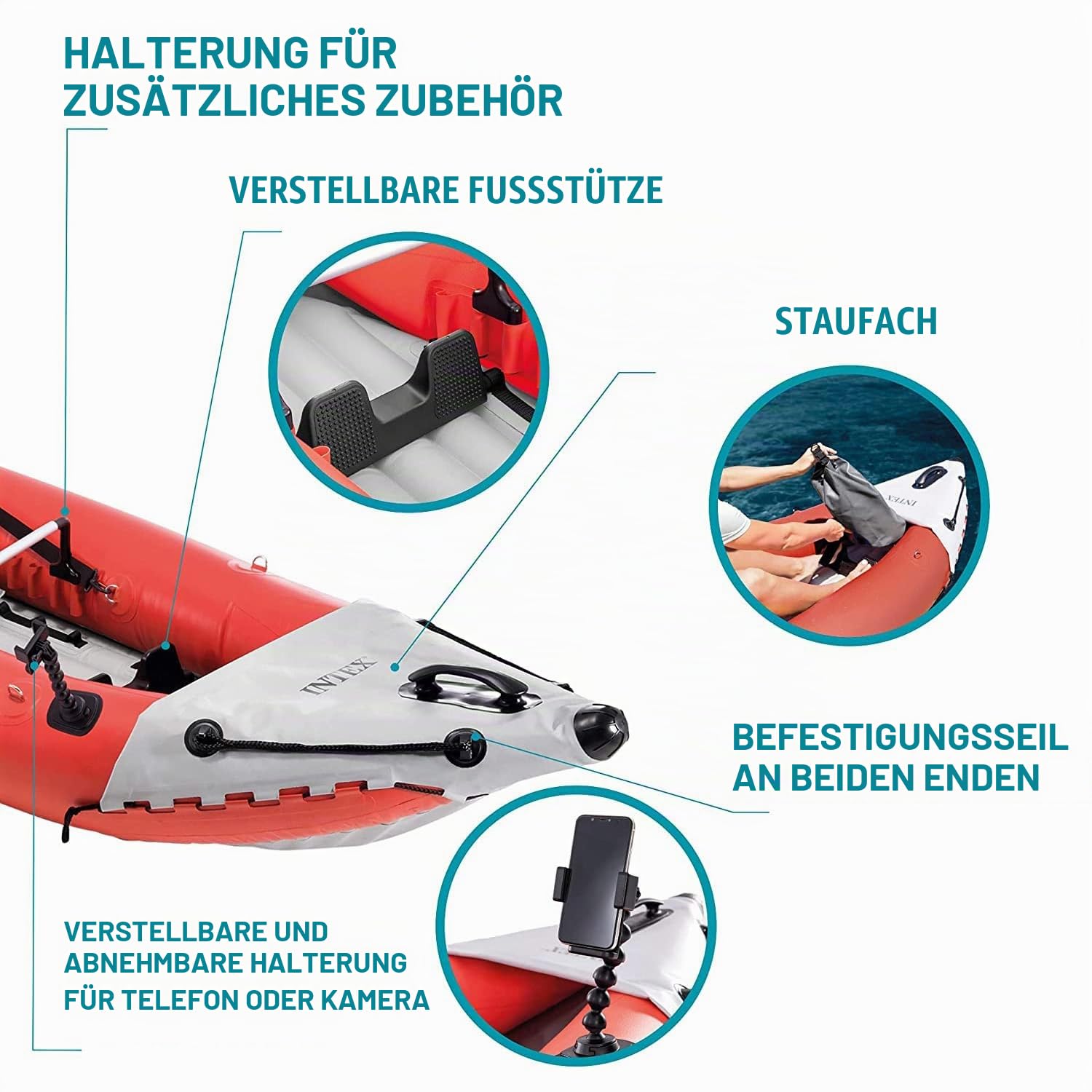 Intex - Aufblasbarer Kajak