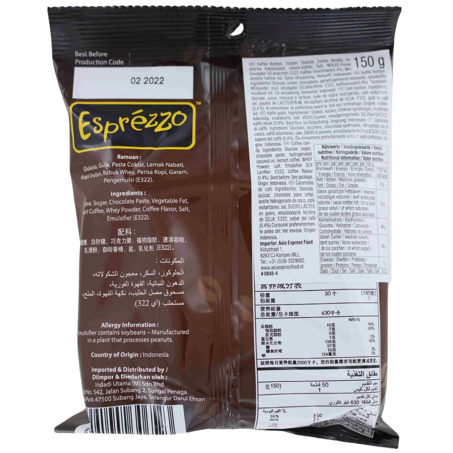 ESPREZZO Bombones de café 150 g