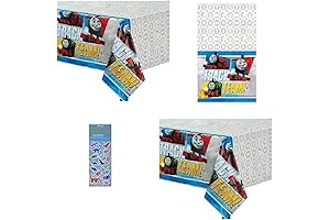 Vibrant Thomas the Train Tablecloth Elevate Birthday Festivities