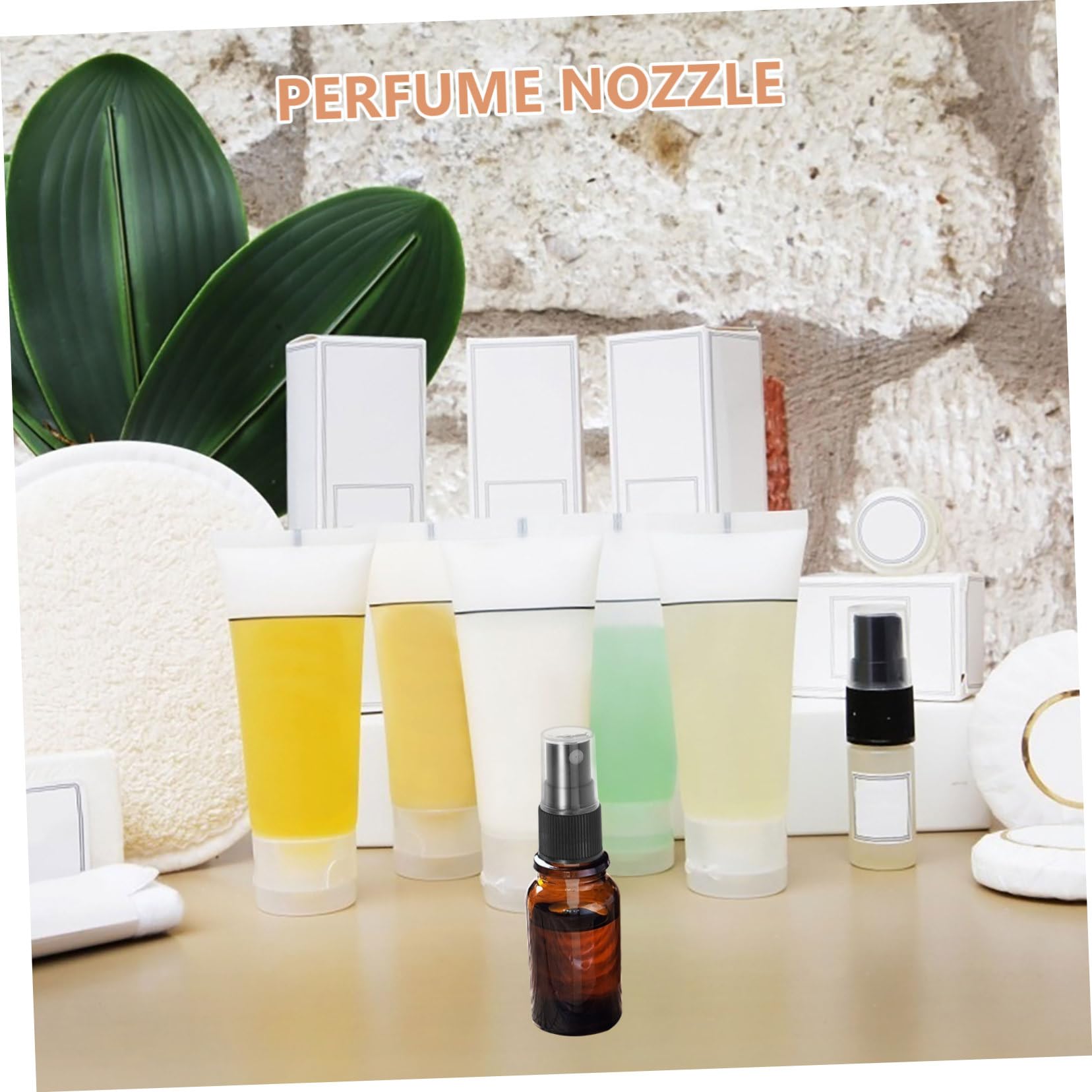 BESTYASH 20 Pezzi Tappi Spray per Profumo Ugello Fine Nero