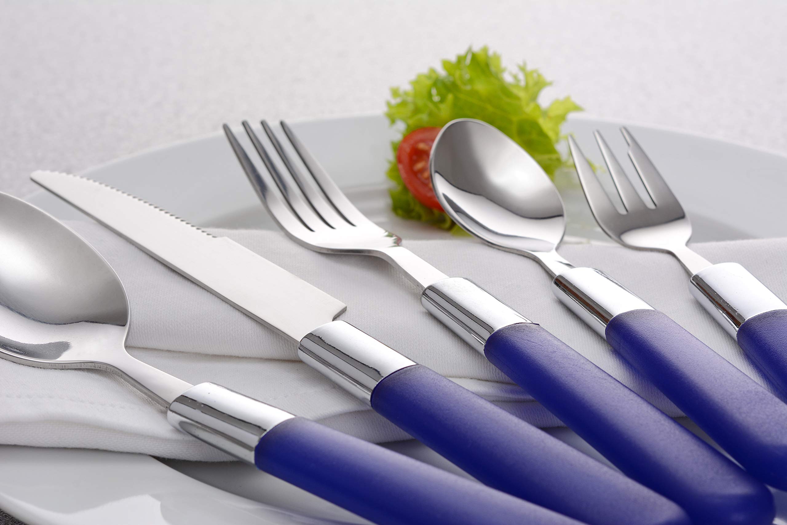 GRÄWE Starter-Set für 6 Personen, 37-teilig, Besteck aus Edelstahl, Menübesteck 30-teilig, inkl. 3 Küchenmesser, 3 Küchenhelfer, Schubladeneinsatz - Serie Milano