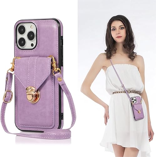 Funda tipo cartera compatible con Samsung Galaxy A32 5G, funda de piel cruzada para teléfono con tarjetero y botones de correa, funda protectora a