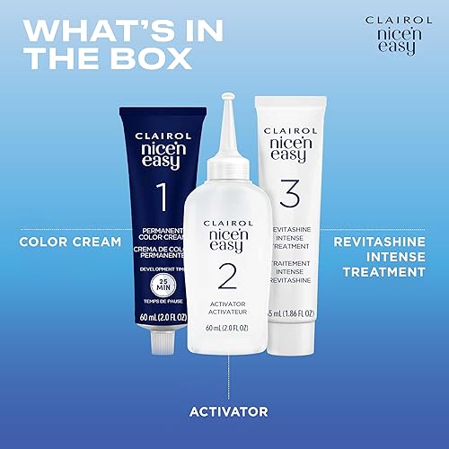 Miniatura 7 de Clairol Nice 'N Easy - tinte permanente para el cabello,100% cobertura de canas, color 6.5, paquete de 1