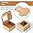 Zonon 30 Pcs Soap Boxes for Homemade Packaging, Mini Kraft Treat Boxes with Window for Bakery Candy Soap Making Gift Packaging(2.56 x 2.56 x 1.18 Inch,Brown)