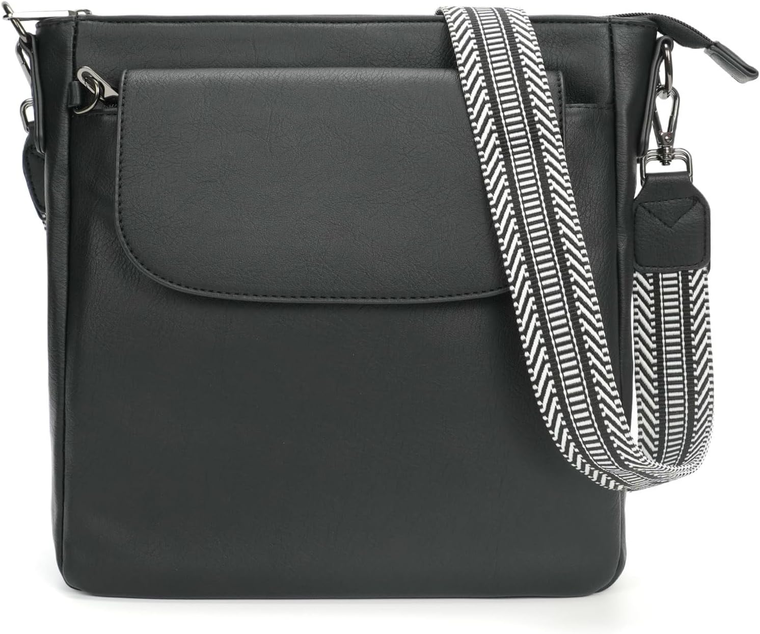 Anti Theft Crossbody Bags for Women, Travel Purses with Adjustable Strap Leather Shoulder Bag Handbag