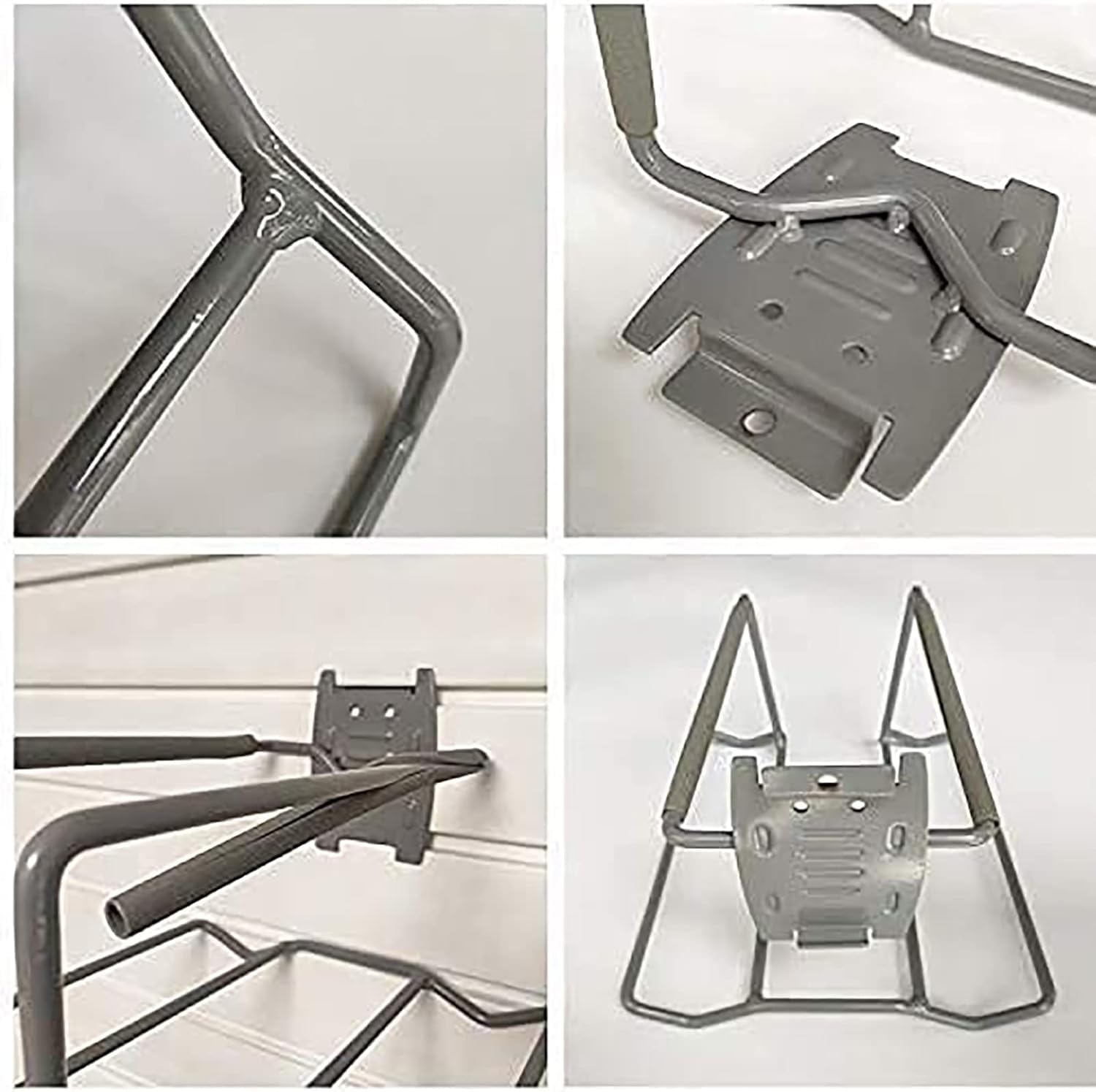Estante de almacenamiento de raquetas de tenis, soporte de pared de metal para 4 raquetas y 6 pelotas, apto para raquetas de tenis, bádminton y paletas