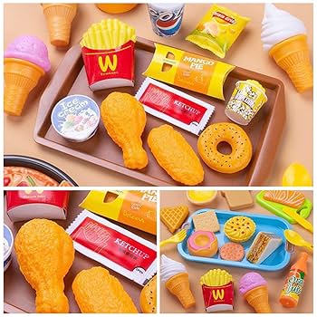 Amazon.co.jp: 食べ物おもちゃセット 84点 おままごとセット