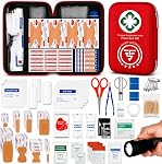 First Aid Kit - 314 Pieces, First aid & survival kit, Emergency Preparedness for Cuts, Scrapes, Bruises, first aid kit for car, first aid kit camping, Hiking, sports, work and home, first aid.