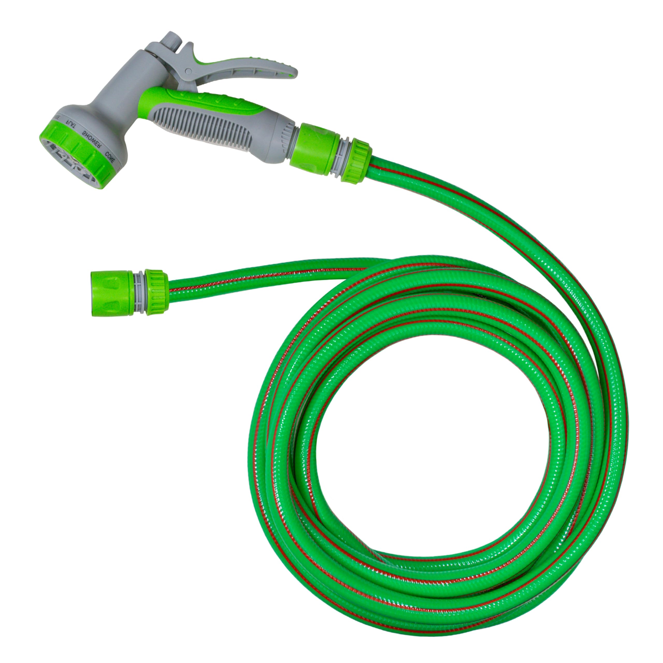 B2C Dog Shower Cold Water Hose Pipe 5M With Gun Green Pet Grooming Bath Groomer from B&Q