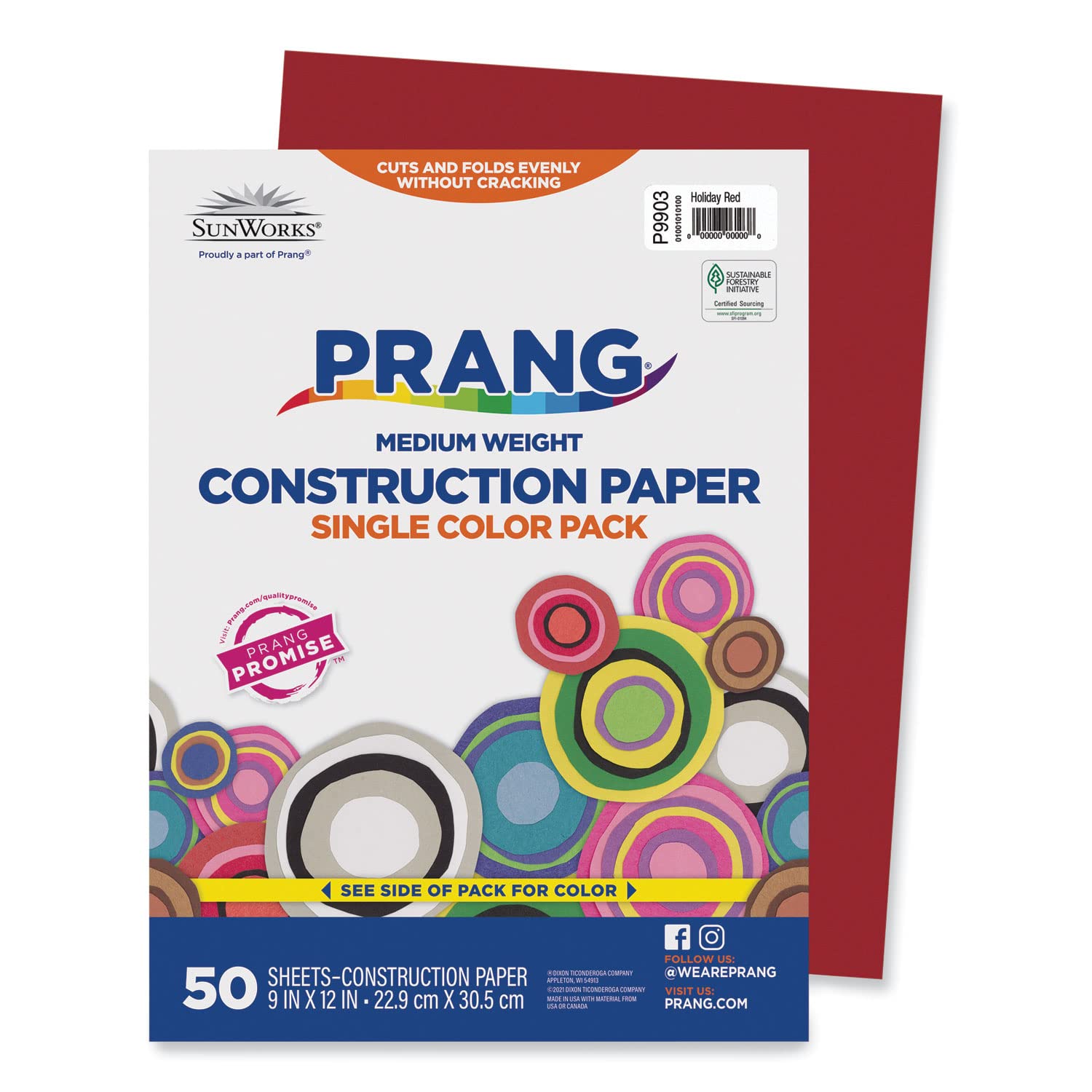 Construction Paper,Smooth Textured,9