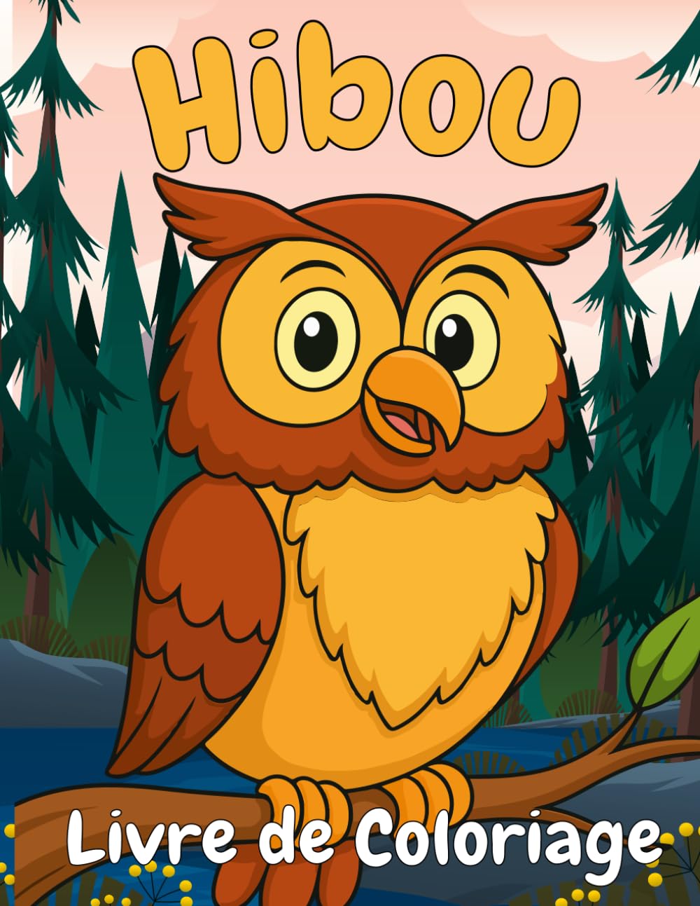 Hibou Livre de Coloriage: 30+ Coloriages de hiboux mignons pour enfants de 4 ans et plus