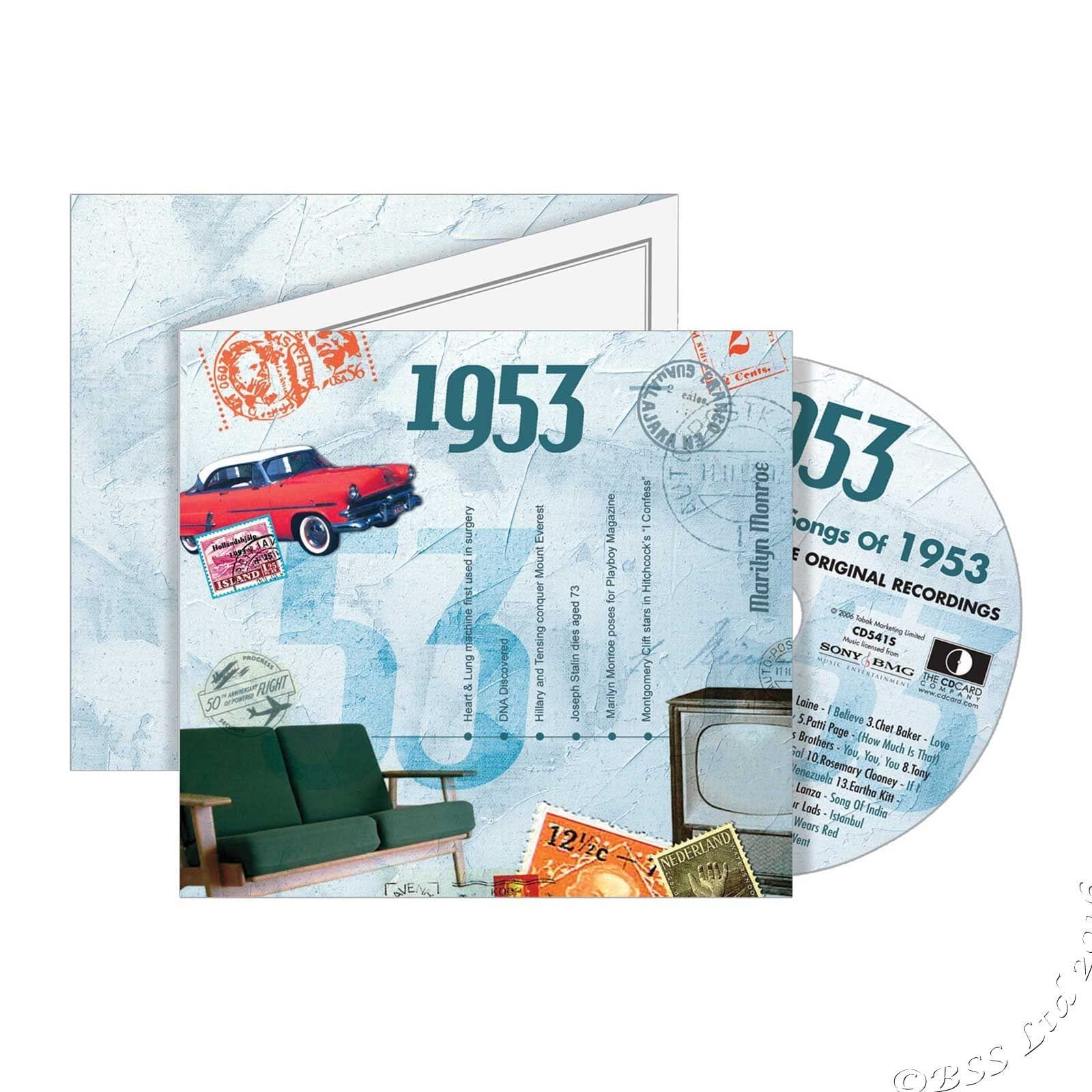 Amazon | The CDCard会社1953年のクラシックCDグリーティングカード