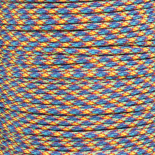 Paracord Planet 550lb Paracord – 7 Strand Type III Tactical Parachute Cord for Outdoors, Crafting, and Home Improvement