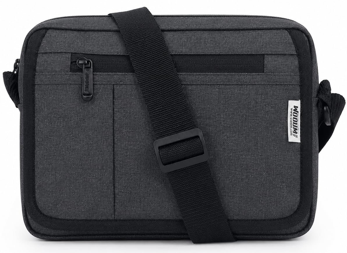Sling Bag for Men & Women | Water-Resistant Crossbody Side Bag with Multiple Compartments | Messenger Bag for Office & Travel | 1 Year Warranty | Stylish Money Bag for Daily Use-image-19
