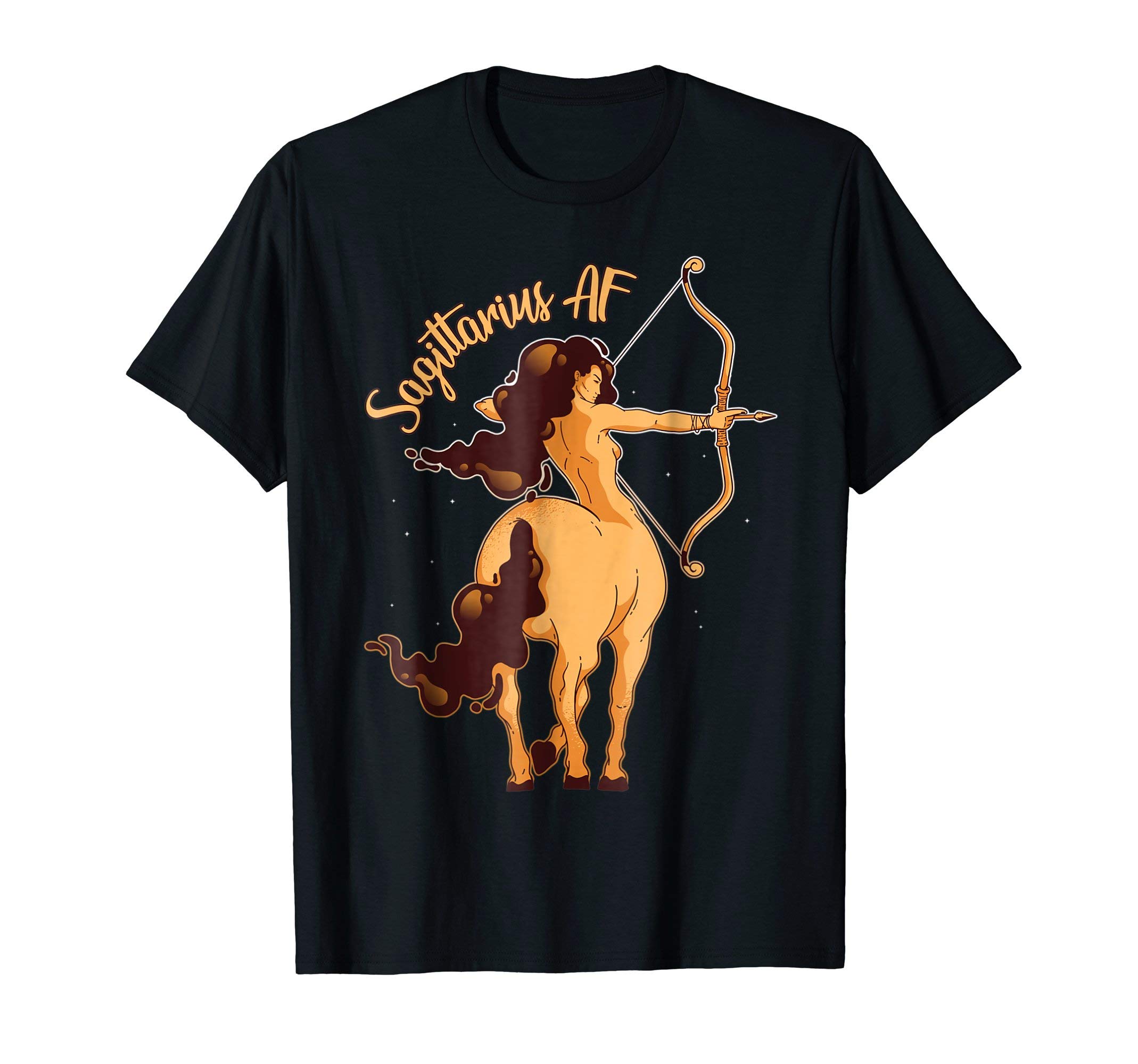 DSBE Zodiac Astrology Horoscope Gifts and T-ShirtsSagittarius AF Sexy Centaur Archer Horoscope T-Shirt T-Shirt