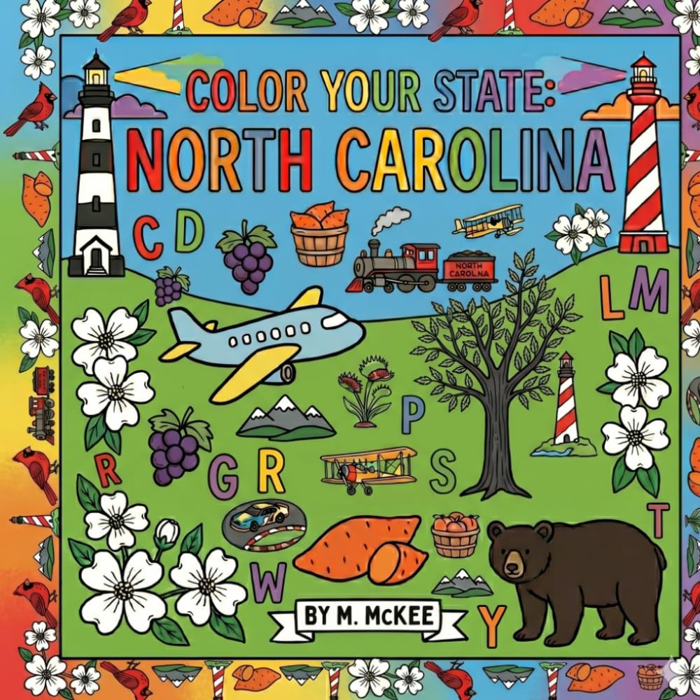 Color Your State: North Carolina