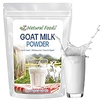 Vista 14 de Z Natural Foods - Leche en polvo entera premium - Leche en polvo para hornear, cocinar, bebidas - Leche en polvo seca, pasteurizada, sin OMG, sin