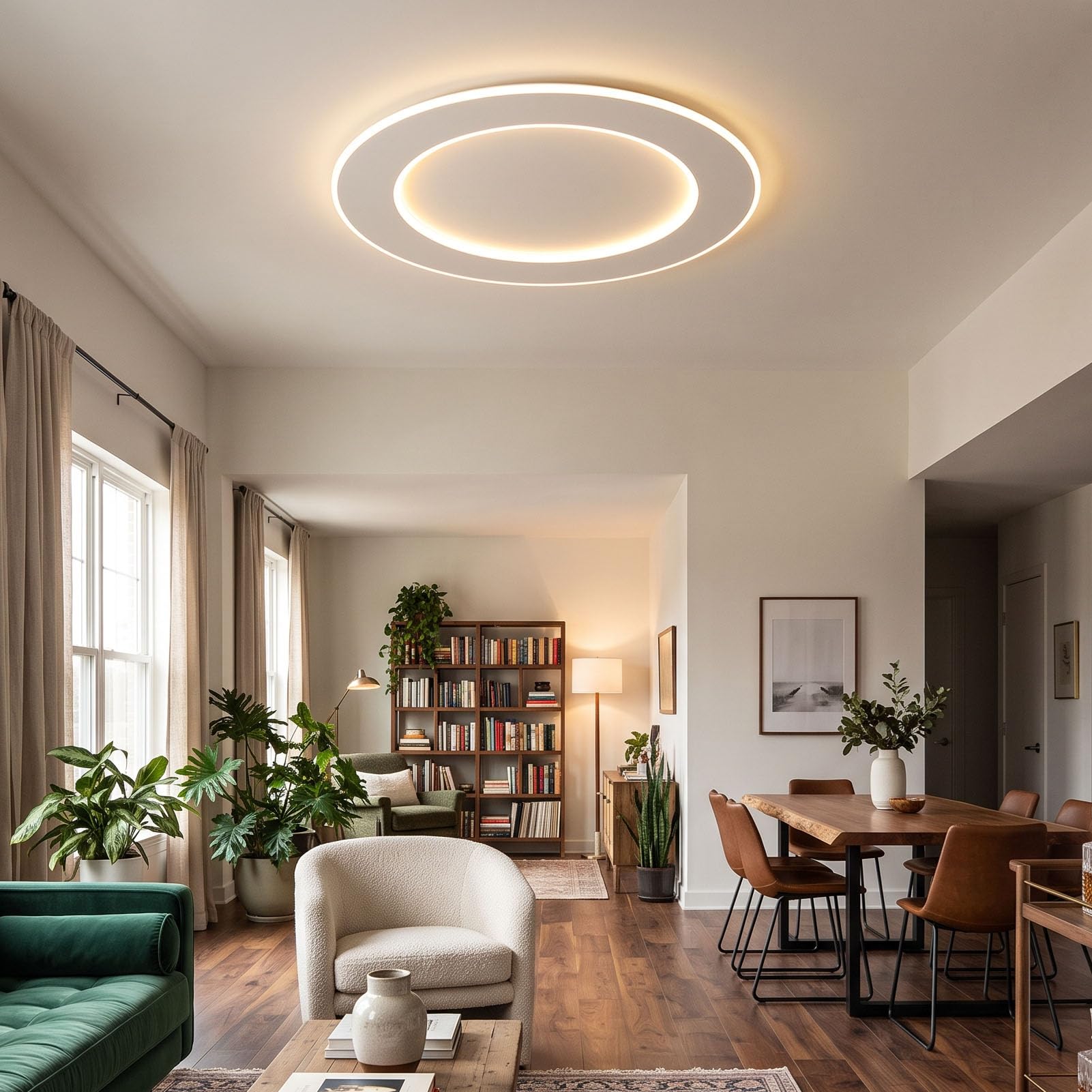 Sufitowa LED 15,75 Cala Regulowana jasność