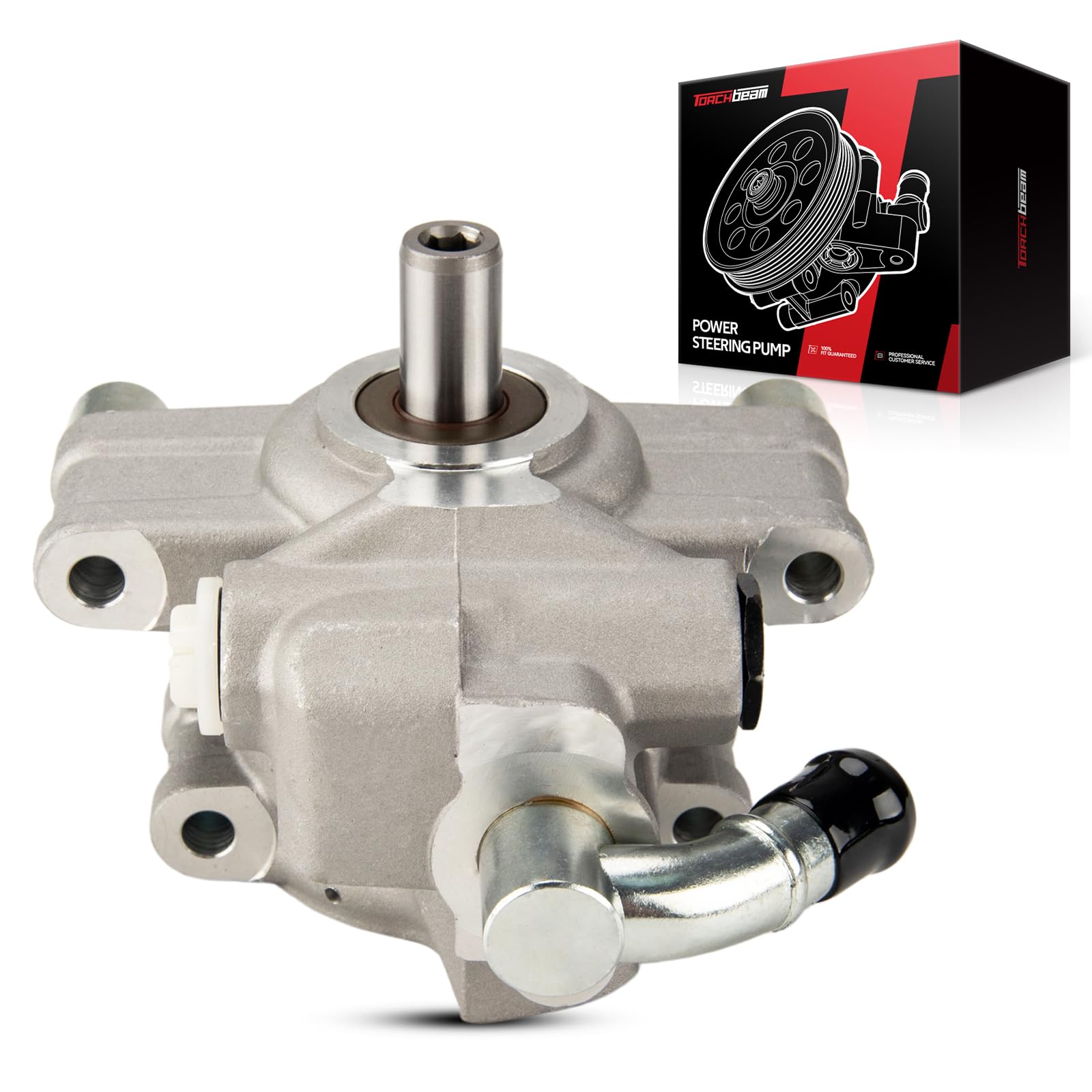 Torchbeam Power Steering Pump 20-312 for Ford F-150 4.2/4.6/5.4L 2004-2008, Ford Expedition; Lincoln Navigator 2003-2006, Lincoln Mark LT 2006-2008,