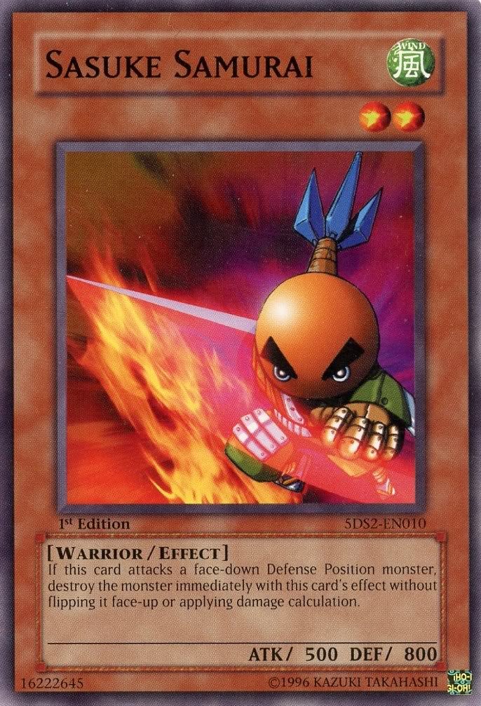 Amazon.com: Yu-Gi-Oh! - Sasuke Samurai (5DS2-EN010) - 5Ds Starter