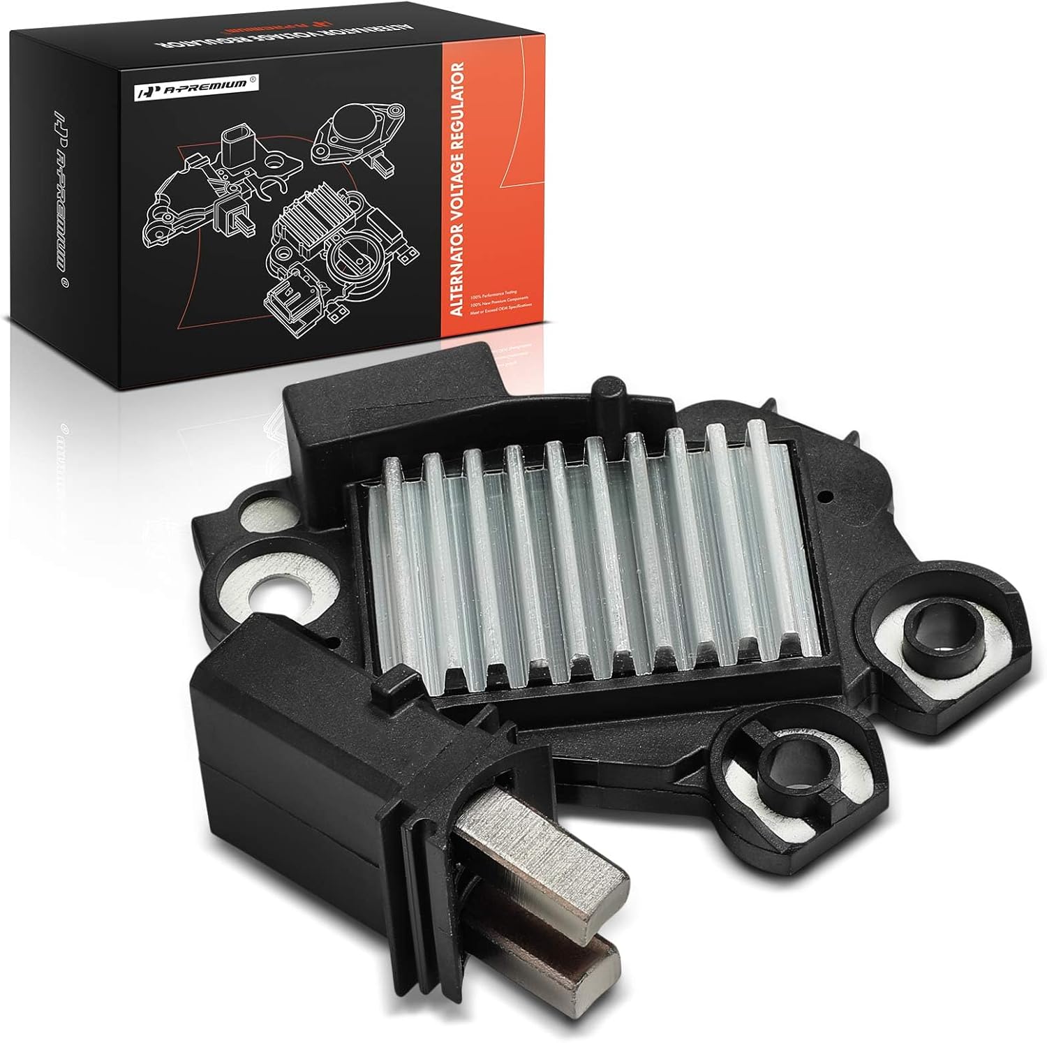 A-Premium Alternator Voltage Regulator Compatible with Kia Sportage 2015-2016 2.0L, Sportage 2014-2016 2.4L & Hyundai Tucson 2014-2015 2.4L, 14.5V B-Circuit 14.5 Vset