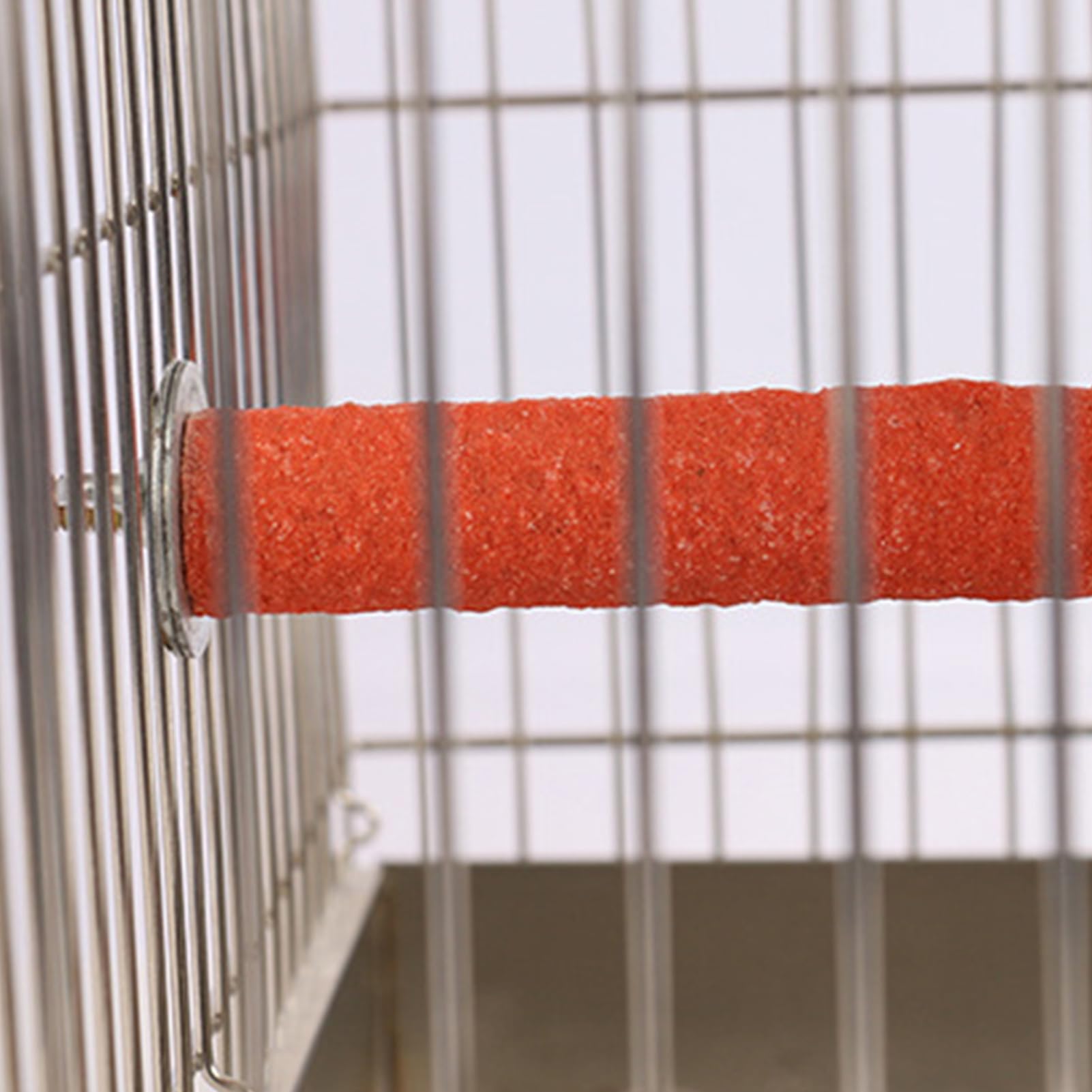 Szlifierka dla ptaków, okonia w klatce dla ptaków – Parrot Frosted stojak na okonie do klatki, zabawka do ostrzenia pazurów, dla papug, papug, gołębi